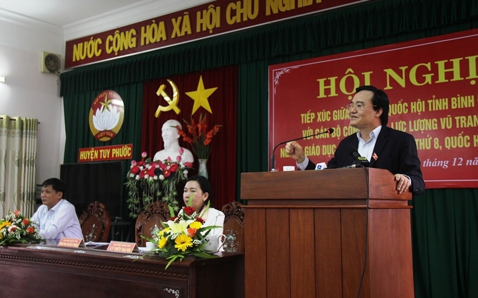 Cử tri băn khoăn phương pháp chọn SGK chương trình giáo dục phổ thông mới - 1 Cử tri băn khoăn phương pháp chọn SGK chương trình giáo dục phổ thông mới - 1