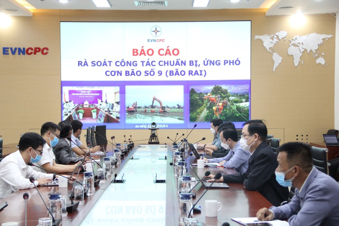 EVNCPC hoàn tất các phương án triển khai ứng phó bão số 9 - 1 EVNCPC hoàn tất các phương án triển khai ứng phó bão số 9 - 1
