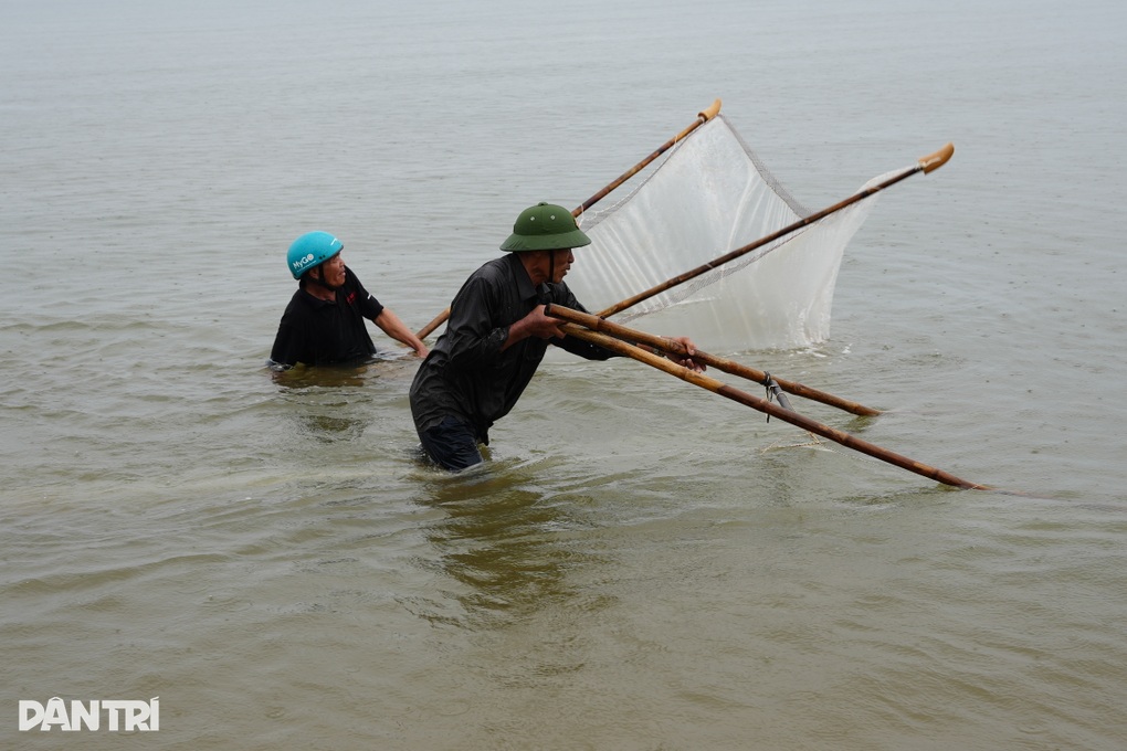 Kiếm nửa triệu đồng mỗi buổi nhờ nghề tranh thủ khi biển động - 1 Kiếm nửa triệu đồng mỗi buổi nhờ nghề tranh thủ khi biển động - 1