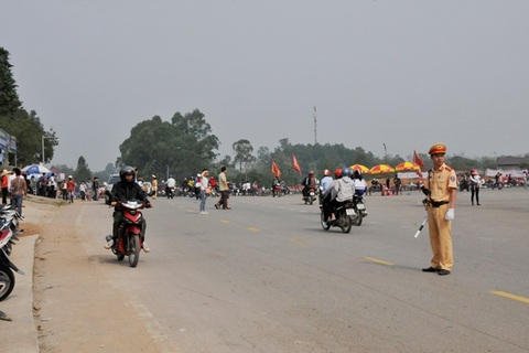 Đi lại như thế nào trong dịp giỗ Tổ Hùng Vương ở Phú Thọ?