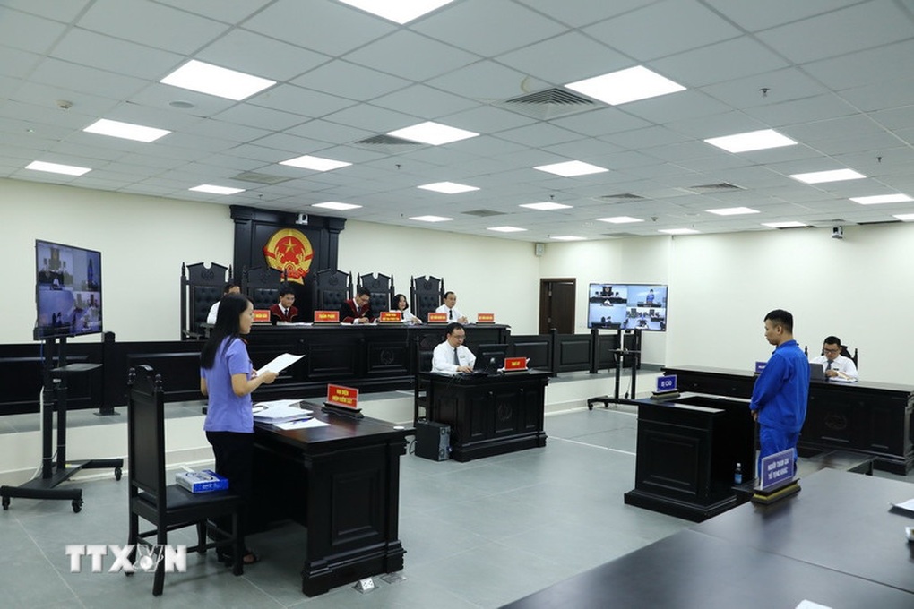 Hà Nội tổ chức phiên tòa hình sự trực tuyến tới tòa án 18 tỉnh, thành phố - 1 Hà Nội tổ chức phiên tòa hình sự trực tuyến tới tòa án 18 tỉnh, thành phố - 1