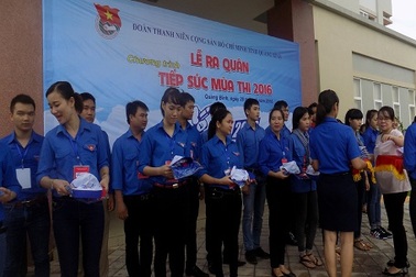 Quảng Bình: Hơn 430 tình nguyện viên tham gia tiếp sức mùa thi