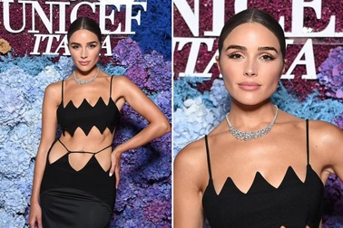 Hoa hậu Hoàn vũ Olivia Culpo thu hút ánh nhìn với váy răng cưa
