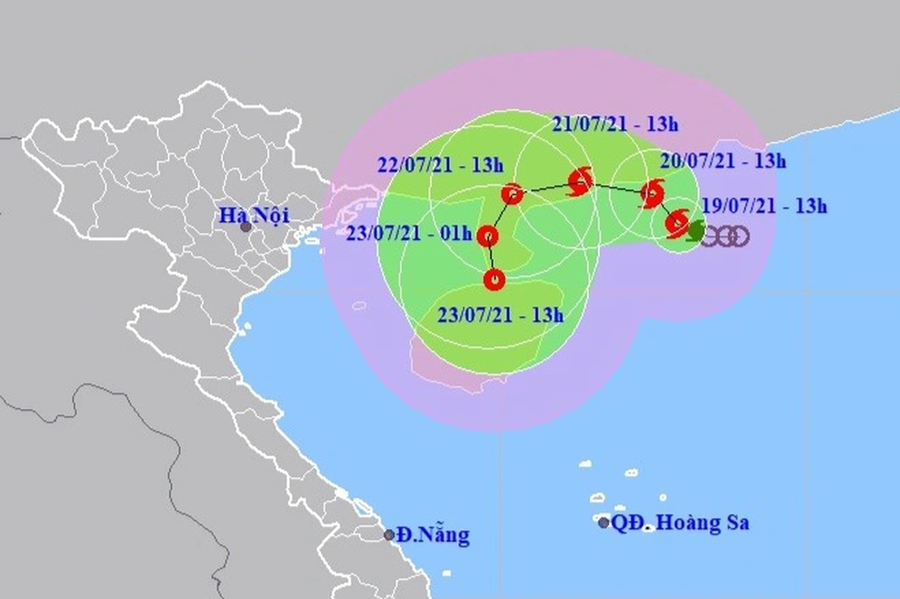 Bão số 3 di chuyển phức tạp - 1 Bão số 3 di chuyển phức tạp - 1