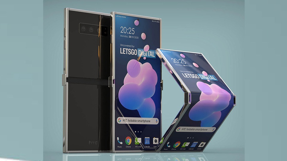 HTC sắp “tái xuất” với một chiếc smartphone màn hình gập? - 1 HTC sắp “tái xuất” với một chiếc smartphone màn hình gập? - 1