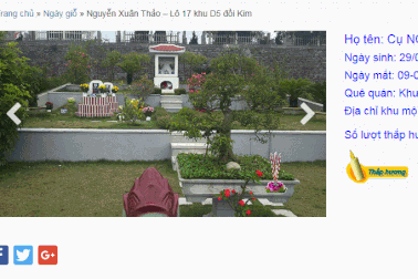 Độc đáo công nghệ thắp hương cho các phần mộ qua mạng internet