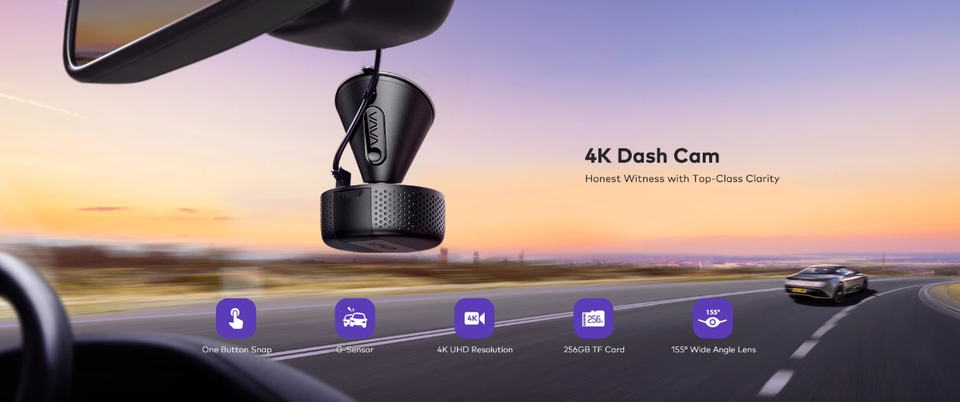 Camera hành trình VAVA 4K chính thức có mặt tại Việt Nam - 3 Camera hành trình VAVA 4K chính thức có mặt tại Việt Nam - 3