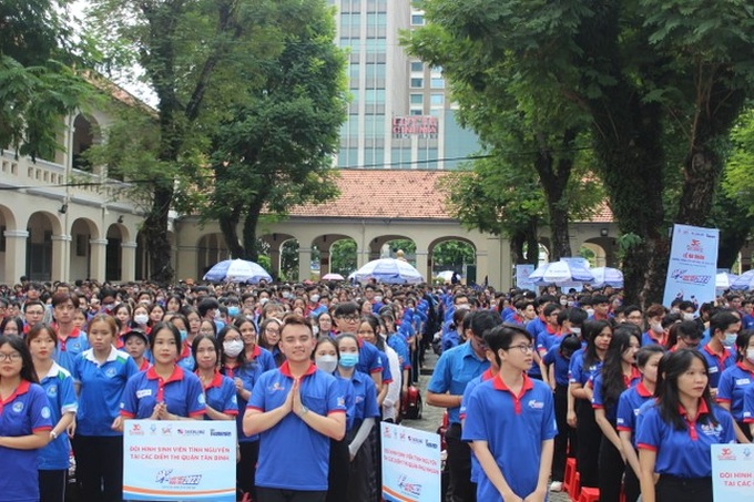 Hơn 3.000 sinh viên tại TP. HCM sẽ tham gia chương trình Tiếp sức mùa thi năm 2023.