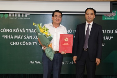 Vốn đầu tư vào khu Công nghệ cao Hòa Lạc tăng nhanh