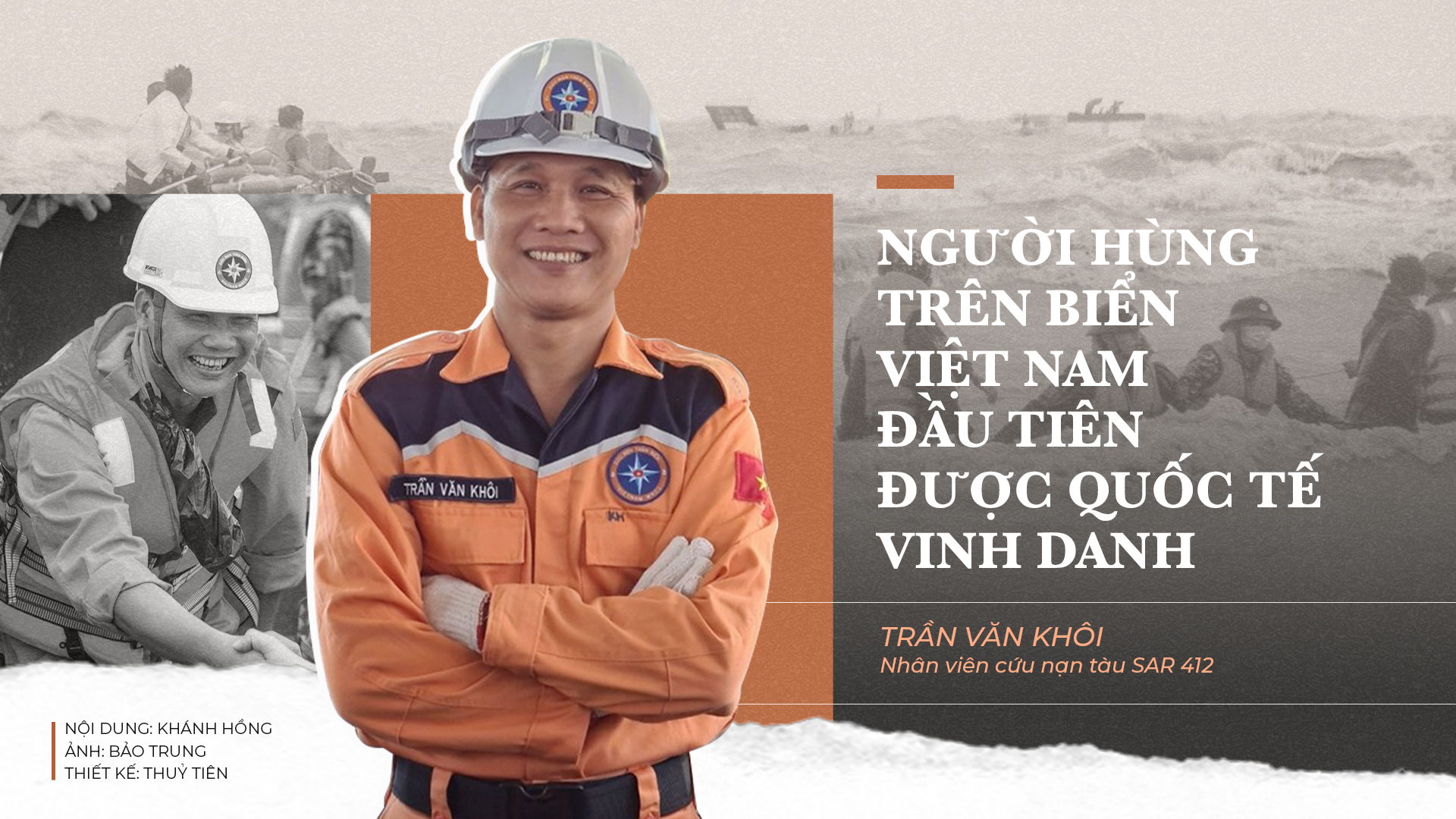 Người hùng trên biển Việt Nam đầu tiên được quốc tế vinh danh