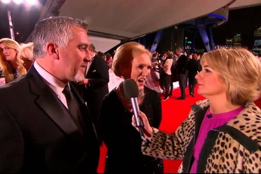 Paul Hollywood dự lễ trao giải truyền hình quốc gia Anh