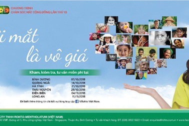 Chương trình “Chăm sóc mắt cộng đồng 2018” – Mang đến niềm vui cho đôi mắt