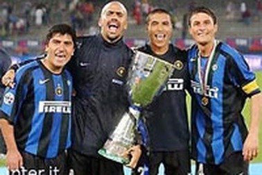 Veron mang siêu cúp Italia về Inter
