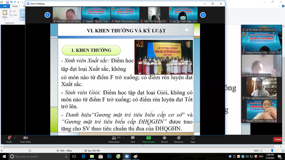Đưa ứng xử trên không gian mạng vào lễ nhập học online cho tân sinh viên - 2 Đưa ứng xử trên không gian mạng vào lễ nhập học online cho tân sinh viên - 2