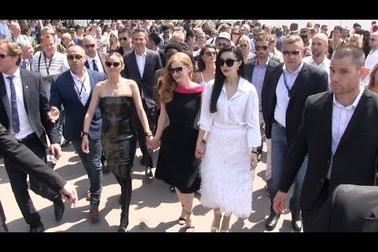 Dàn sao nữ xinh đẹp của "The 355" tại LHP Cannes 2018