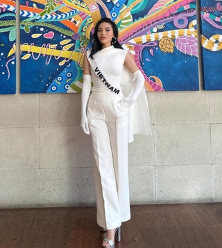 Hoa hậu Kỳ Duyên đem 72 bộ đồ, biến hóa đa dạng ở Miss Universe 2024 - 4