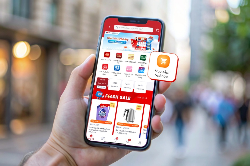 Khai xuân cùng VnShop, khách nhận ưu đãi tới 1 triệu đồng, được giao hàng miễn phí - 1 Khai xuân cùng VnShop, khách nhận ưu đãi tới 1 triệu đồng, được giao hàng miễn phí - 1