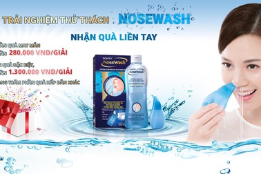 Nhận quà liền tay khi trải nghiệm cách rửa mũi mới từ Nhật Bản