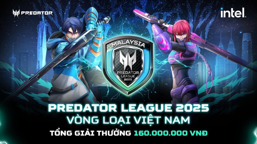 Vòng loại giải đấu Predator League 2025 diễn ra tại Việt Nam - 1 Vòng loại giải đấu Predator League 2025 diễn ra tại Việt Nam - 1
