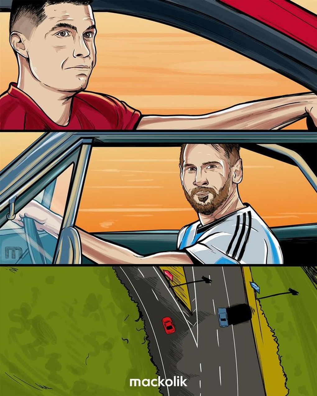 Ronaldo và Messi chia đôi đường sau loạt trận tứ kết (Ảnh: Twitter). Ronaldo và Messi chia đôi đường sau loạt trận tứ kết (Ảnh: Twitter).