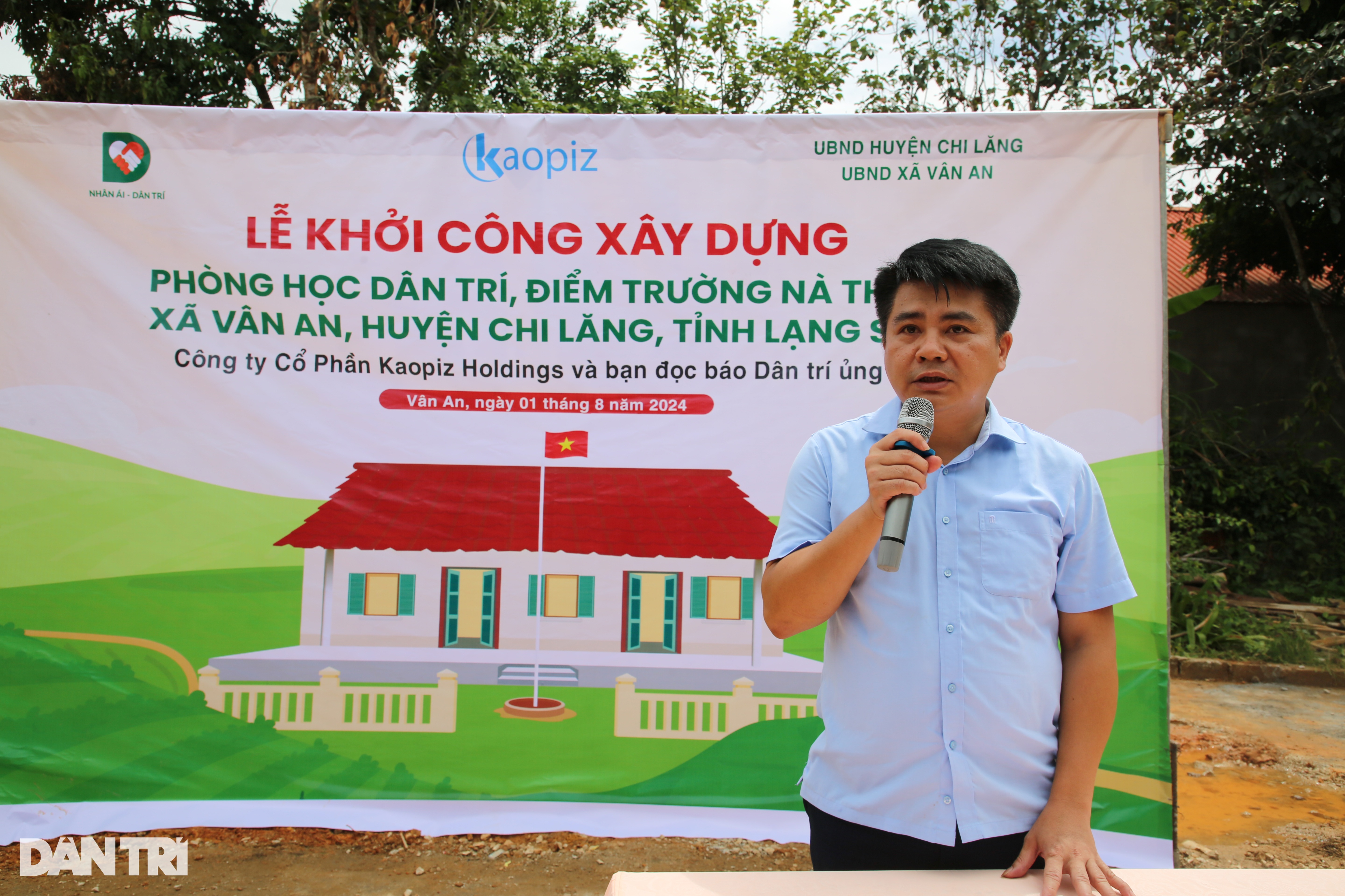 View - Khởi công phòng học Dân trí, xóa điểm học tạm cuối cùng ở huyện Chi Lăng | Báo Dân trí