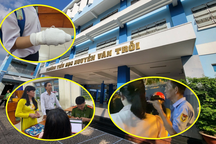 Học sinh gãy ngón tay, trường nói "cô vô tình gõ thước", muốn xử lý nội bộ!