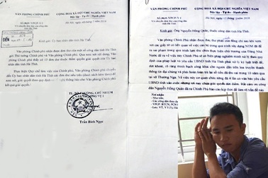 Xử phạt đối tượng làm giả công văn Chính phủ để “thị uy” với chính quyền