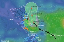 Áp thấp nhiệt đới hướng vào Quảng Ninh