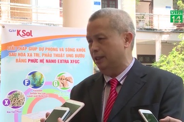 PGS. TS Trần Đáng đánh giá về công nghệ Nano của GHV KSOL trong phòng và hỗ trợ điều trị ung thư