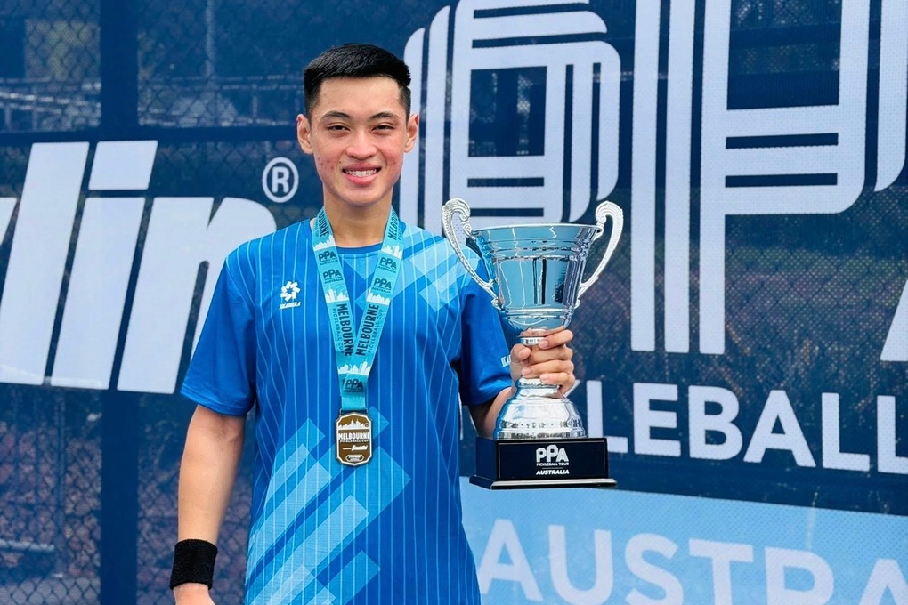 Truong Vinh Hien l-a învins pe Ly Hoang Nam și a câștigat turneul de pickleball din Australia - 1 Trương Vinh Hiển đánh bại Lý Hoàng Nam, vô địch giải pickleball ở Australia - 1