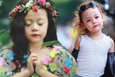 Mẫu nhí sành điệu hóa thân thành công chúa xinh đẹp