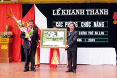 Khánh thành các phòng học chức năng do chính phủ Ba Lan viện trợ