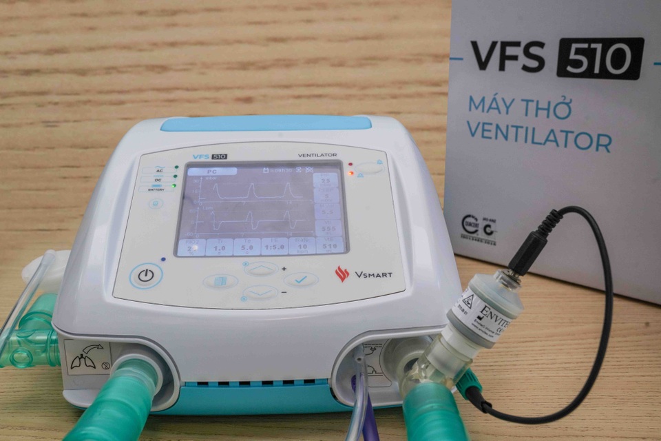 Bộ Y tế cấp sổ lưu hành cho máy thở Vsmart VFS-510 - 1 Bộ Y tế cấp sổ lưu hành cho máy thở Vsmart VFS-510 - 1