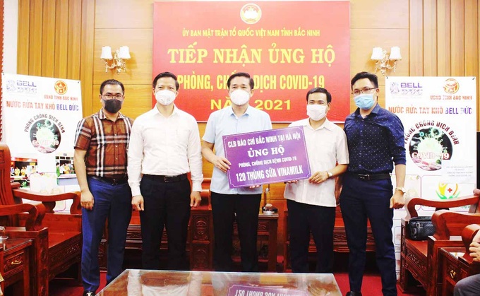 CLB Báo chí Bắc Ninh đồng hành cùng doanh nghiệp ủng hộ tỉnh Bắc Ninh phòng, chống dịch COVID-19 - Tạp chí điện tử Môi trường & Cuộc sống - Ảnh 2.