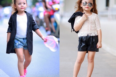 Mẫu nhí 5 tuổi gây ấn tượng với phong cách cực chuyên nghiệp