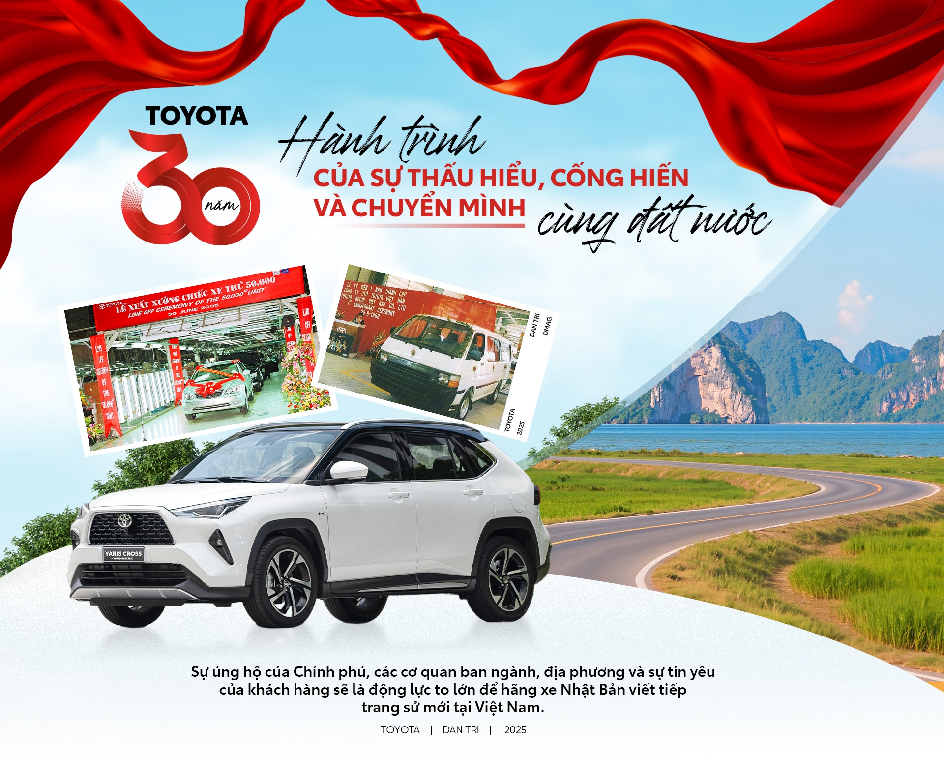 Toyota 30 năm: Hành trình của sự thấu hiểu, cống hiến và chuyển mình cùng đất nước