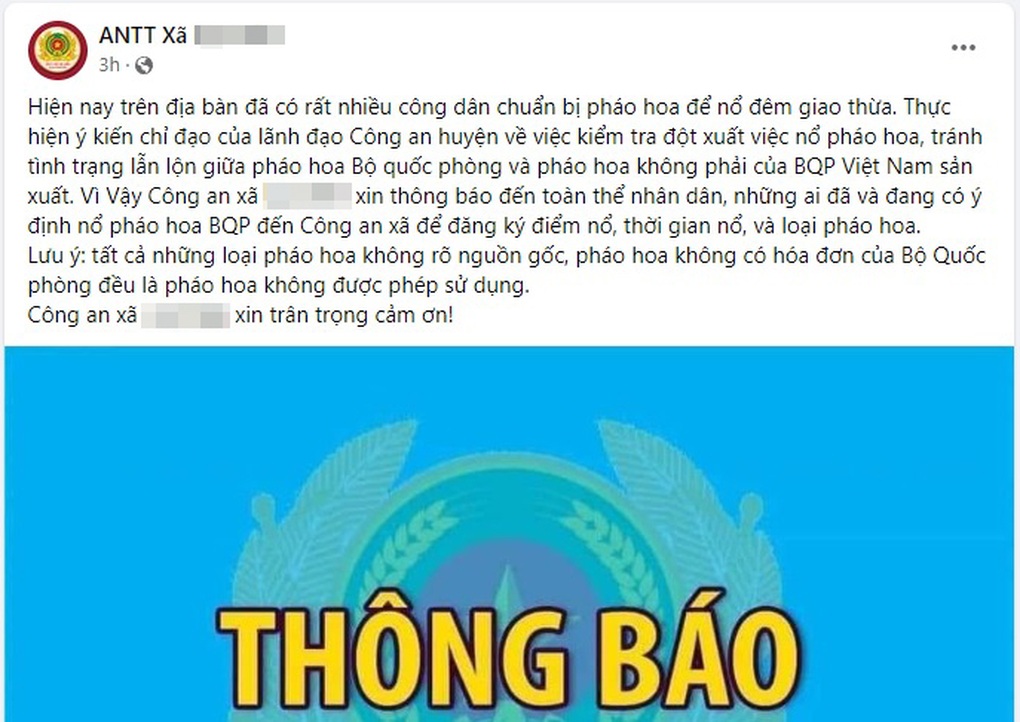 Cục phó C06: Không phạt người dân vì đốt pháo Z121 thiếu hóa đơn - 3 Cục phó C06: Không phạt người dân vì đốt pháo Z121 thiếu hóa đơn - 3