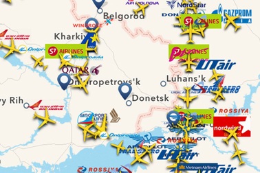 Hàng không thế giới ồ ạt thay đổi lộ trình sau tai nạn của Malaysia Airlines