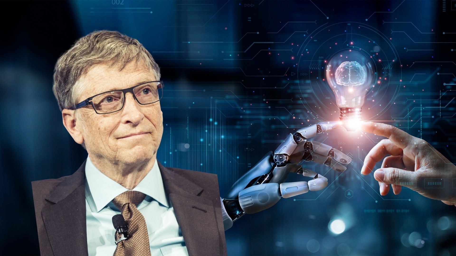 Bill Gates thừa nhận sự ra đời của AI là lần thứ 2 có một công nghệ đột phá mang tính cách mạng khiến ông ấn tượng (Ảnh minh họa: Pinterest).