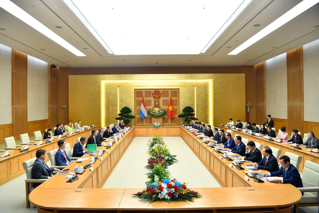 Thủ tướng Phạm Minh Chính chủ trì Lễ đón chính thức Thủ tướng Luxembourg - 6 Thủ tướng Phạm Minh Chính chủ trì Lễ đón chính thức Thủ tướng Luxembourg - 6