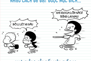 Tranh vui về những kỉ niệm đáng nhớ giữa thầy và trò