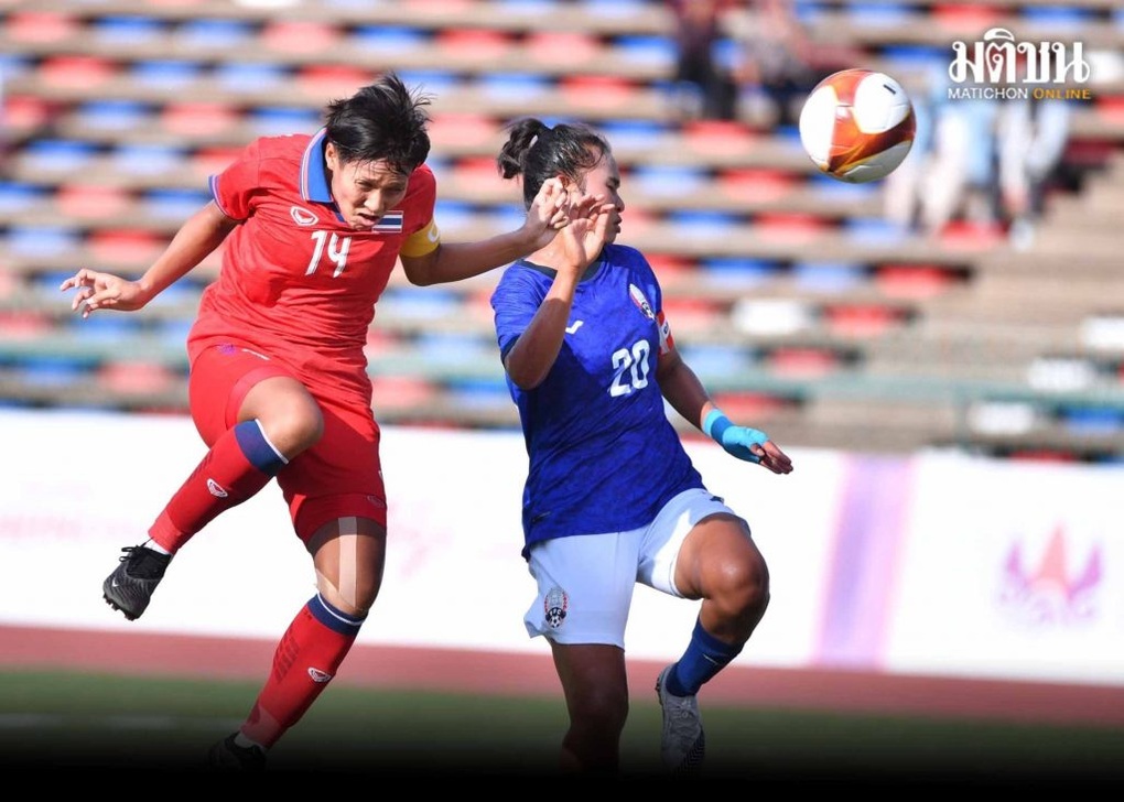 Đại thắng chủ nhà Campuchia 6-0, nữ Thái Lan giành HCĐ - 1 Đại thắng chủ nhà Campuchia 6-0, nữ Thái Lan giành HCĐ - 1
