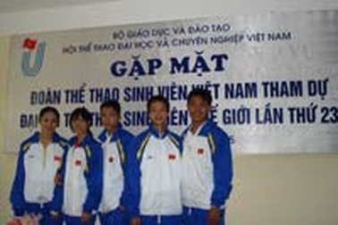 Việt Nam tham dự Đại hội thể thao sinh viên thế giới