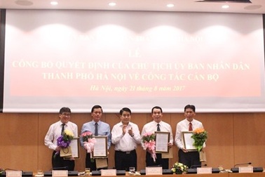 Hà Nội bổ nhiệm hàng loạt cán bộ chủ chốt