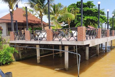 Doanh nghiệp xây resort lấn chiếm "đất vàng" bờ sông Hậu