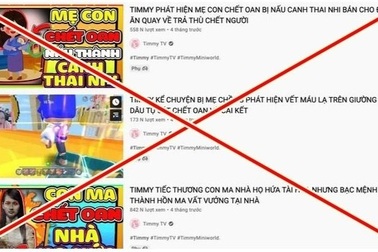 "Xóa sổ" kênh YouTube trẻ em có chứa nội dung độc hại, rùng rợn….