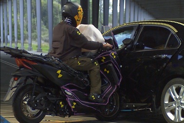Xe máy có thể được trang bị túi khí như ô tô