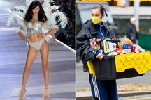 "Chân dài" Bella Hadid mua hàng trăm bộ đồ chơi tặng trẻ em nghèo