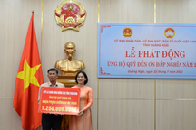 Quảng Ngãi vận động trên 3,4 tỷ đồng góp quỹ Đền ơn đáp nghĩa