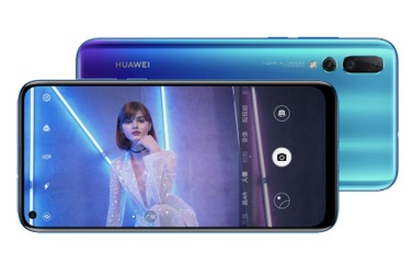 Huawei trình làng smartphone “màn hình đục lỗ” với camera 48 megapixel